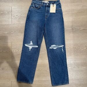 Mid rise loose boyfriend jeans